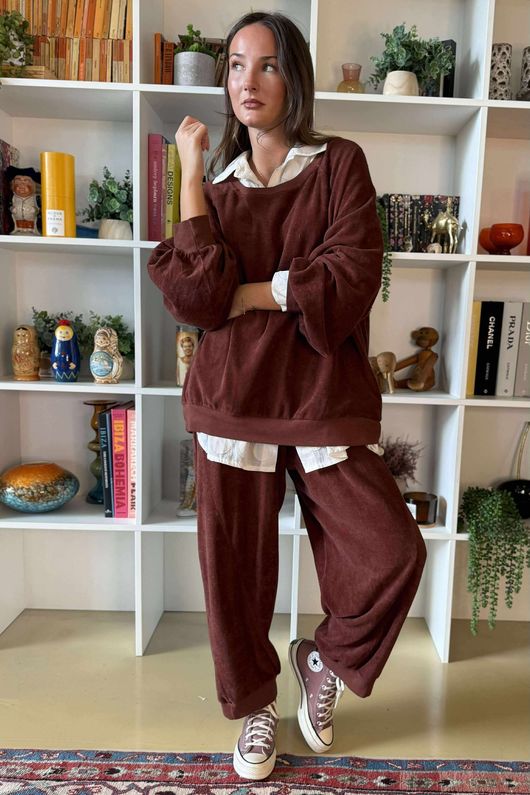 Terry B Classic Relaxed Pant Conker
